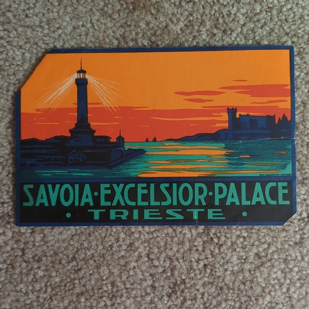 Large Steamer Trunk Labels - Picture 3 of 6